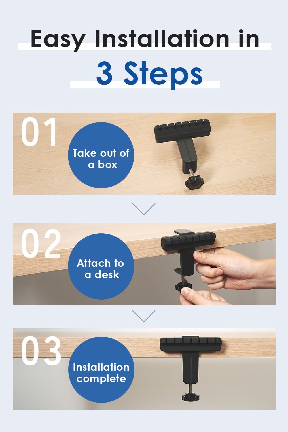ROUNDS Clamp cCble Holder Cord Organizer Cable Clips Stable Fixation That Will not Come Off
