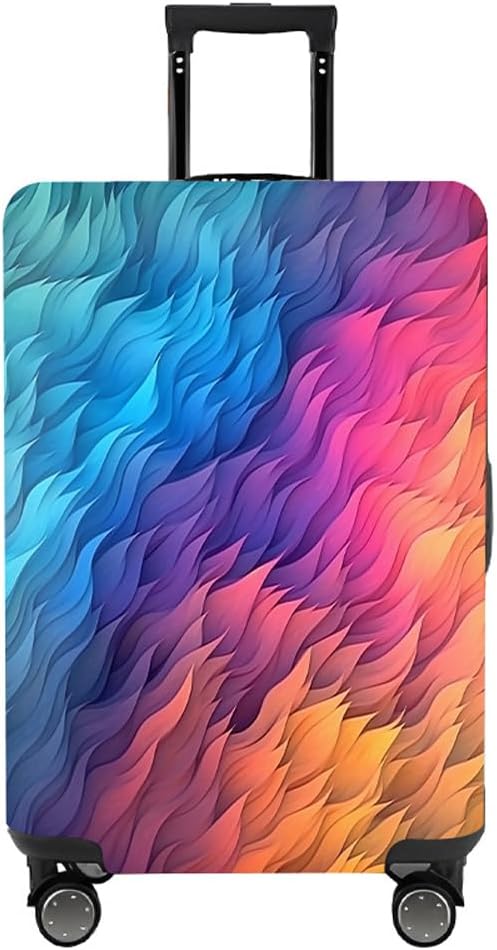 MosaiRudo Travel Luggage Covers For Suitcase Tsa Approved,Suitcase Cover Protector Fit 18-32 Inch Luggage Travel Accessories (T2484, XL)